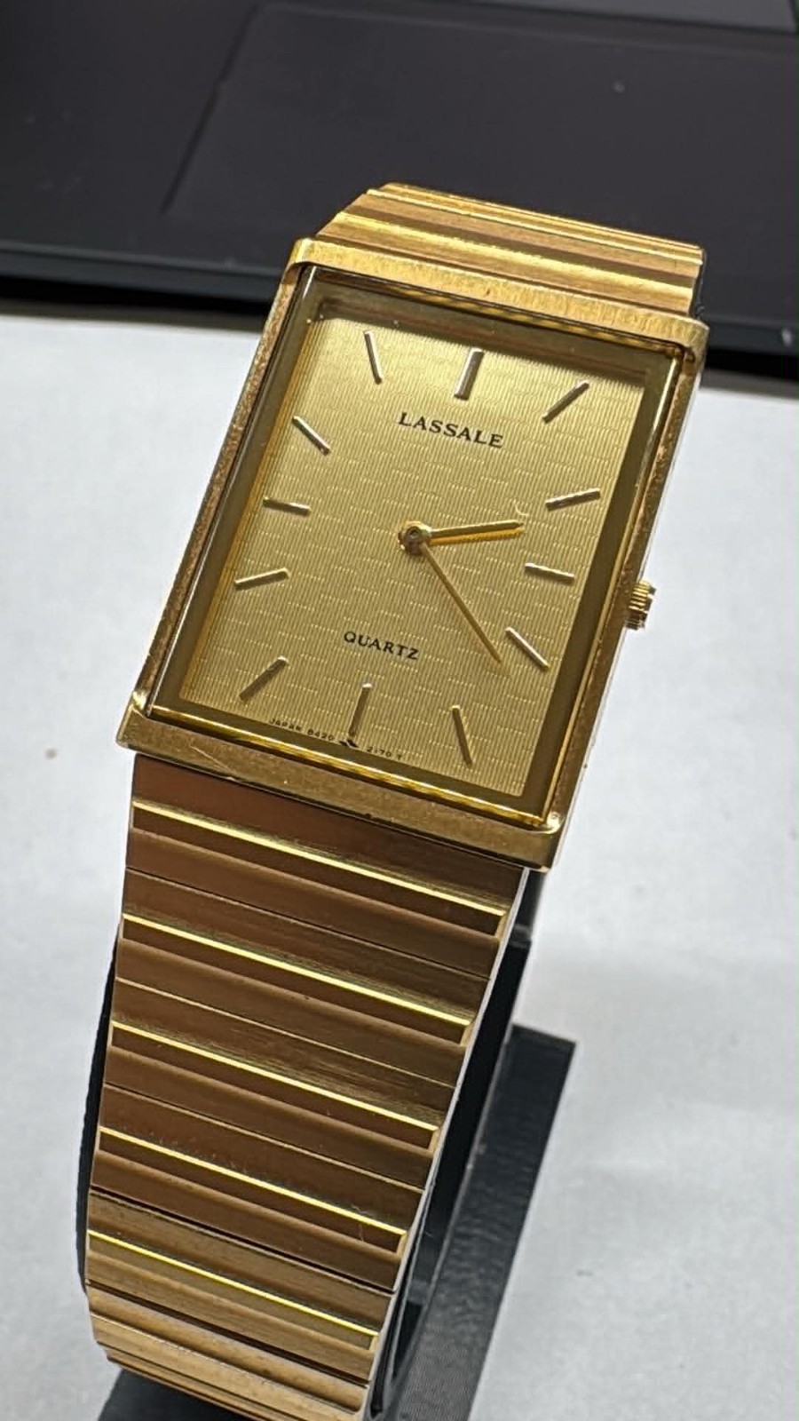 Vintage GT Seiko Lasalle Mens Watch, Ultra Thin, Model 8420-6709 (A20) RUNS