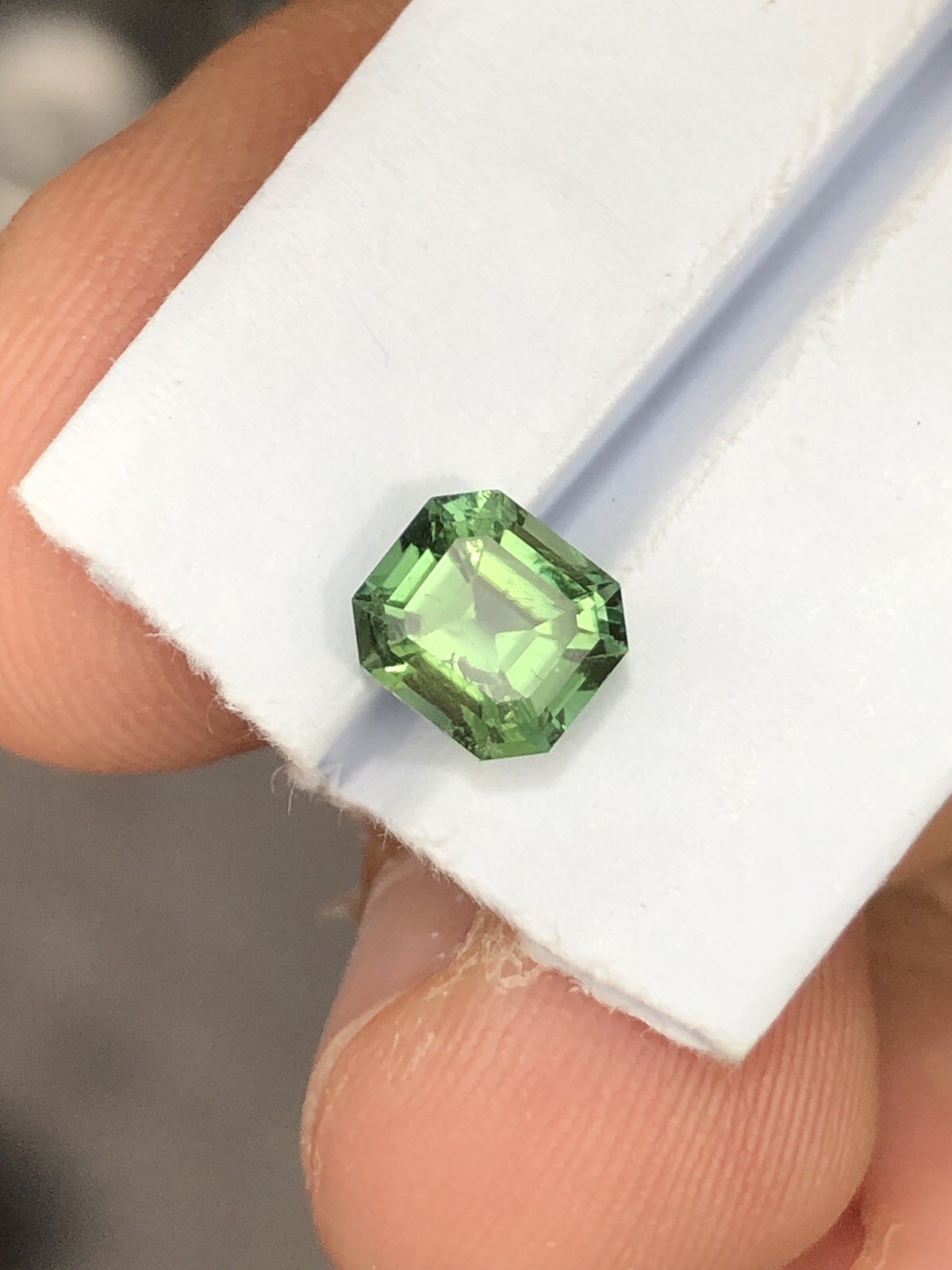 1.2 Carat Natural Green Tourmaline – Faceted Afghanistan Tourmaline