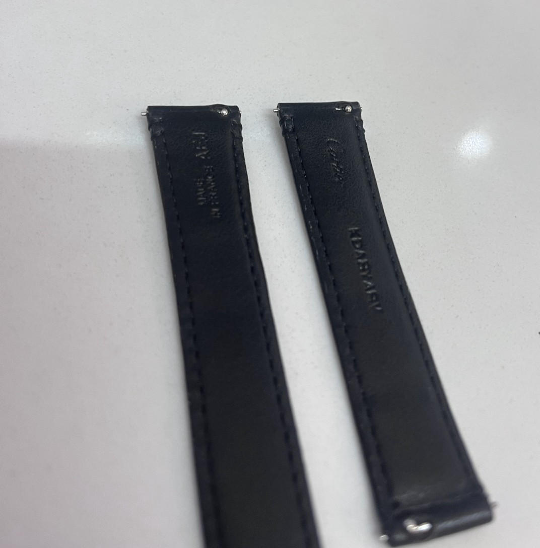 OEM Brand New Cartier Black WATCH STRAP 16MM KDABYARV