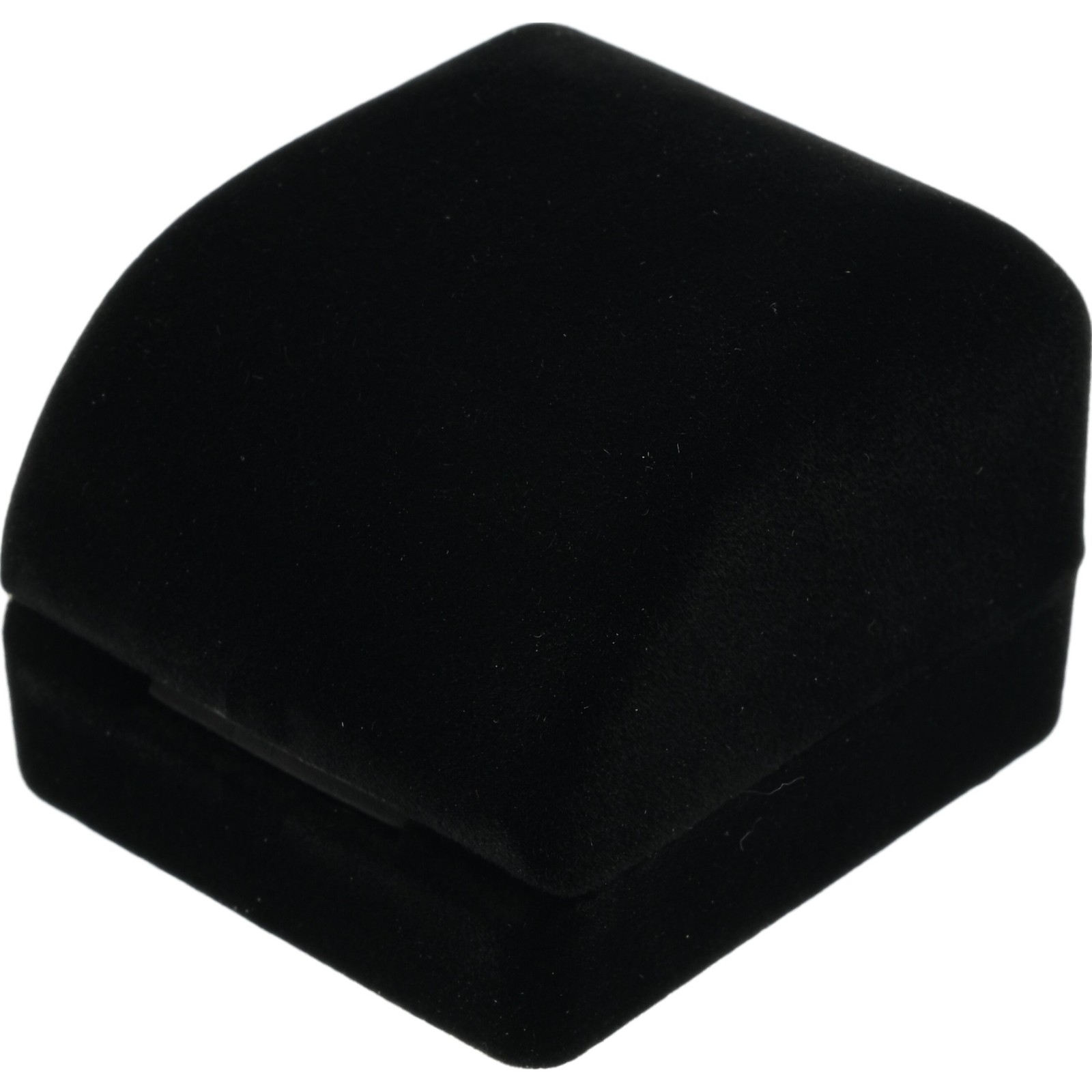 4 Earring Gift Boxes Black Velvet Flocked Jewelry Box