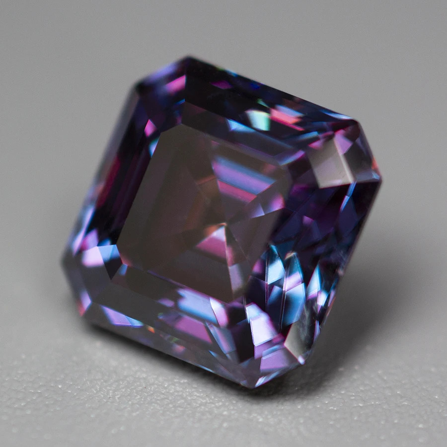 Royal Purple Multi-Shape Sparkling Moissanite Loose 0.5-3ct GRA Factory Directly