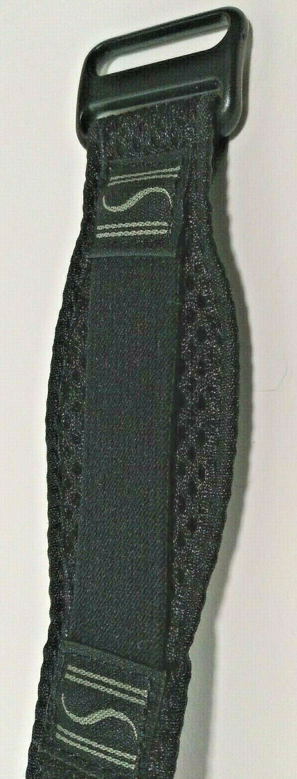 Medium/Large Black 16-20mm Black Nylon Watch Band Fits Ironman Triathlon 30 Lap