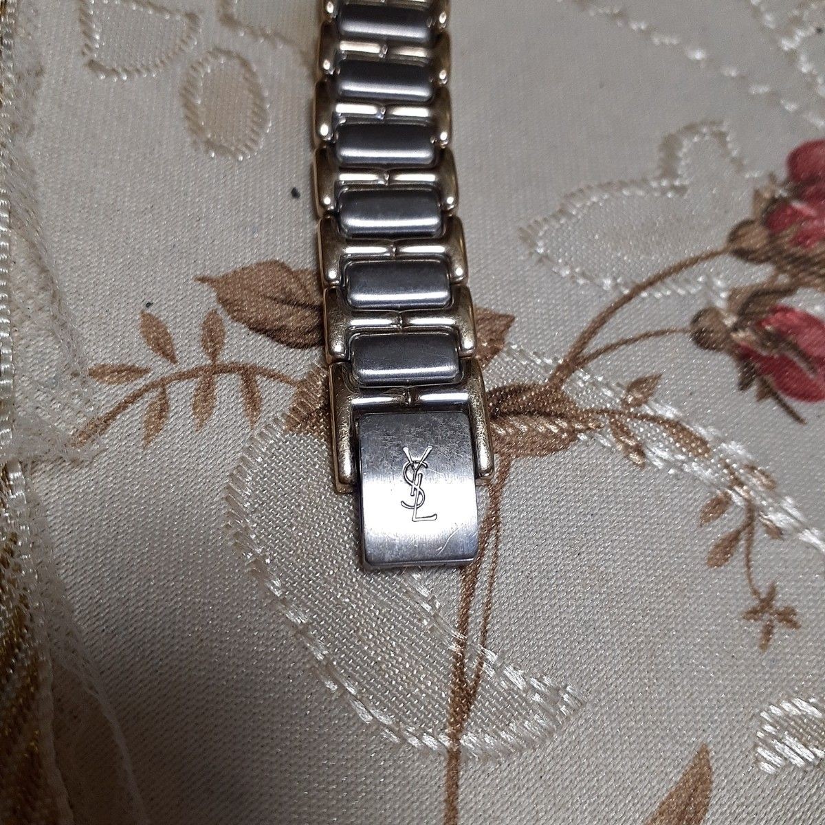 Yves Saint Laurent Watch Quartz Blue Dial Gold