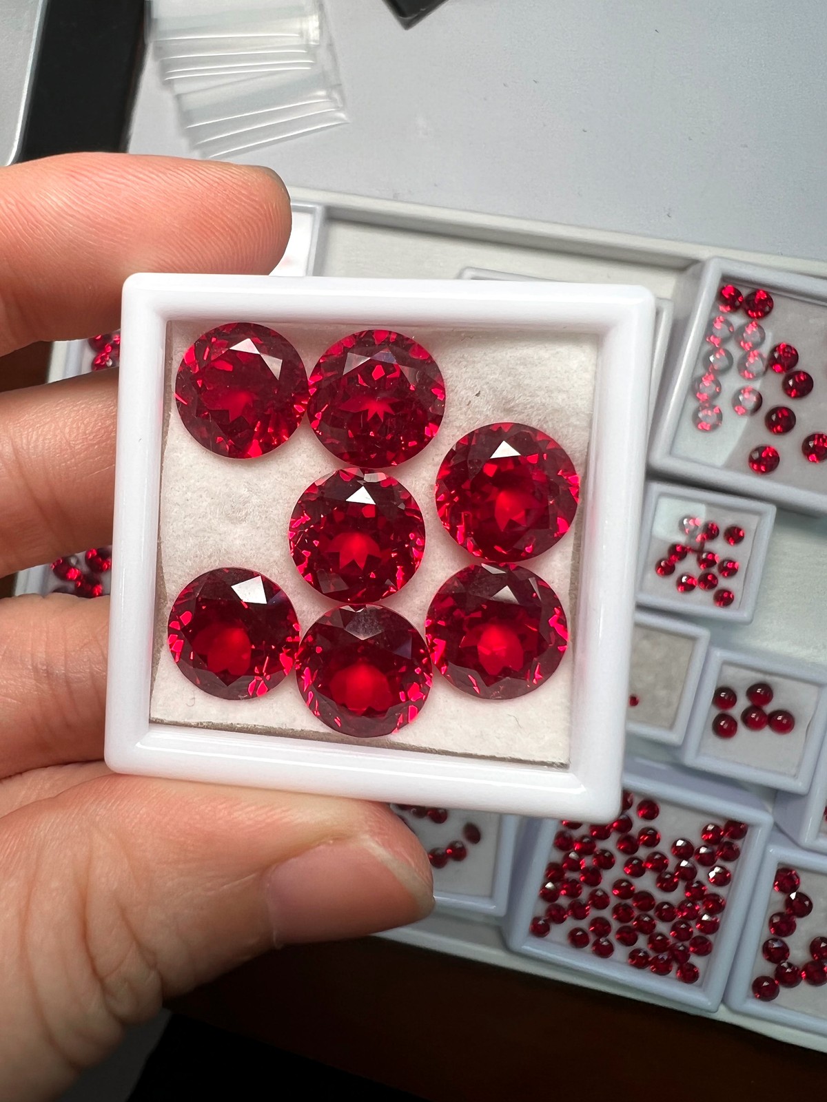 Wholesale Natural Loose Gemstone Red Ruby 0.5-10ct AGL VVS for Jewelry Making