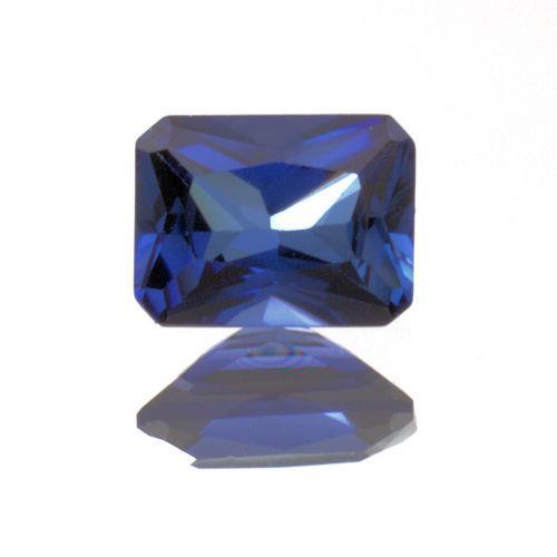 (6x4mm – 10x8mm) Emerald Shape AAA Lab Created Blue Sapphire