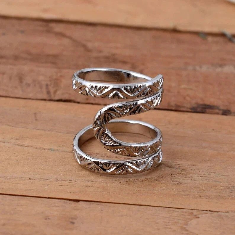 Arthritis Rings, Silver Splint Ring Adjustable Ring for PIP or DIP Join All Size