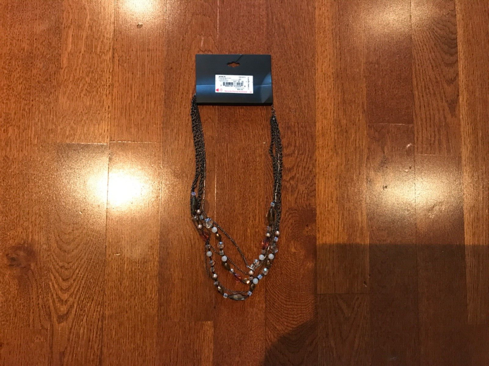 $30 Retail Kohl’s METAL brand multi chain Necklace metal tone chain jewelry