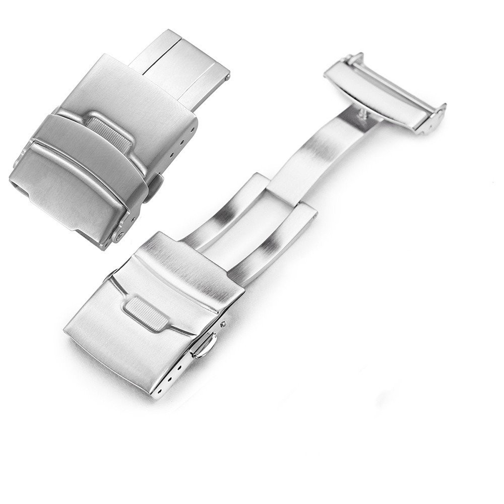 316L Stainless Steel Solid Watch Buckle Watch Band Clasp 16-24mm US Stock