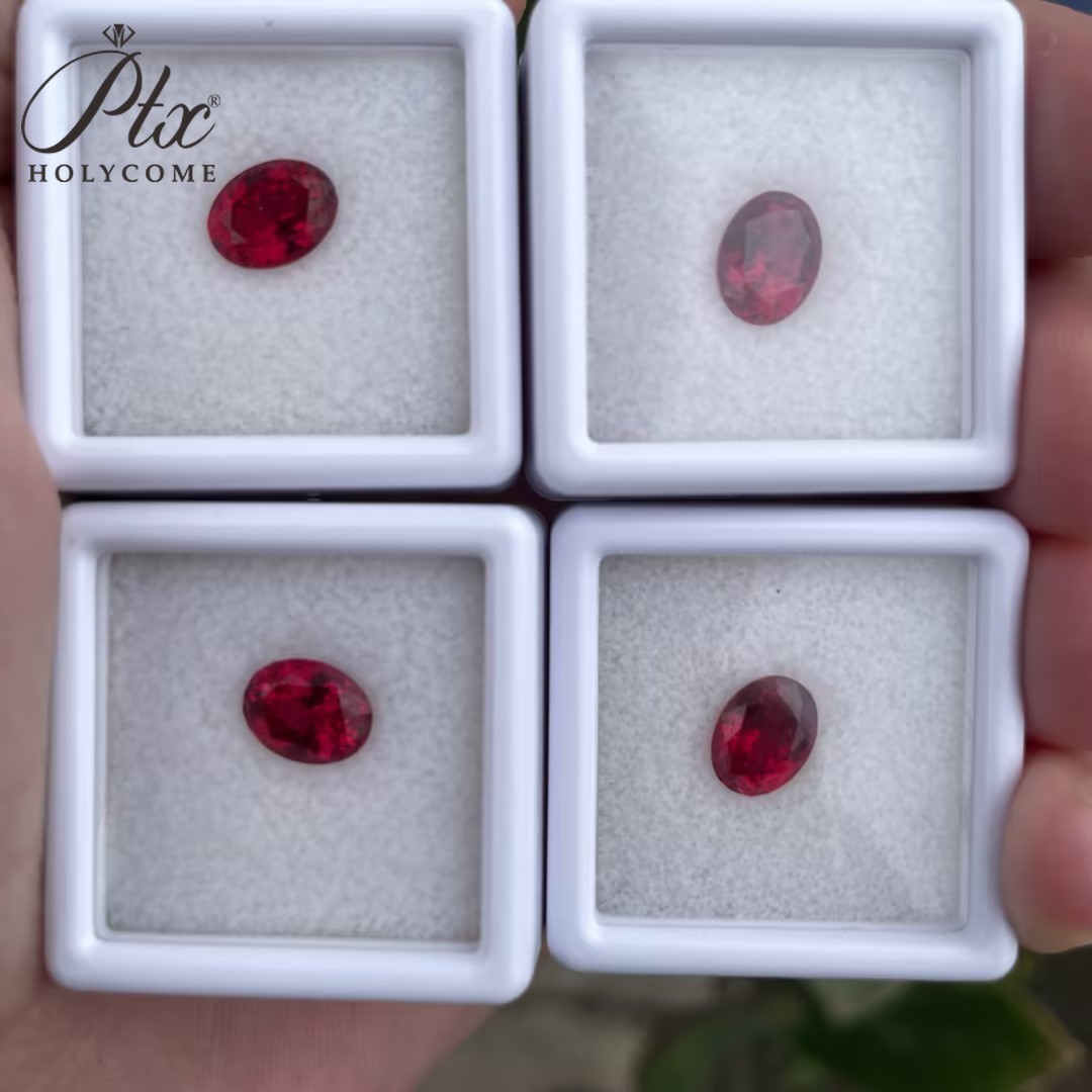 AGL Certificate Lab-grown Gemstone Ruby Oval Cut 0.5-8ct for High-end Jewelry