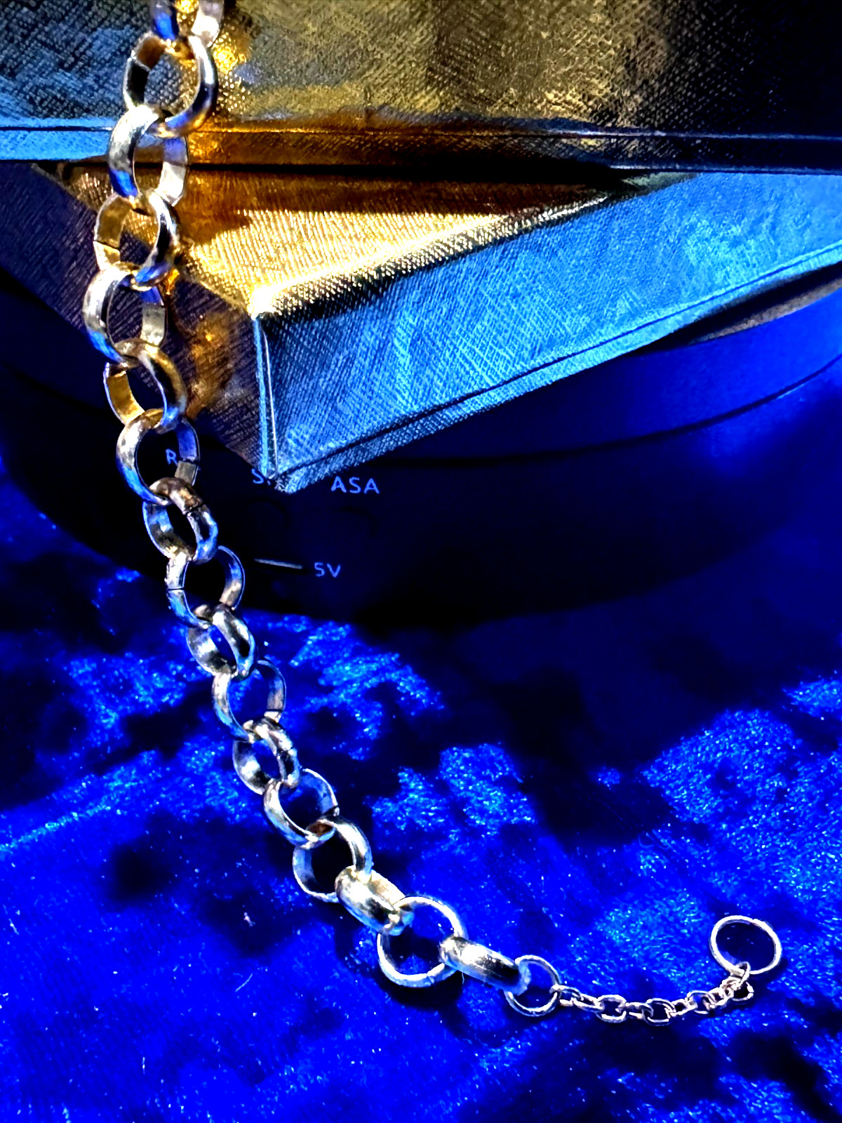 Rollo Chain Tennis Necklace Durable Light Gold (Like KC Gold) Plated 8mm 22″+