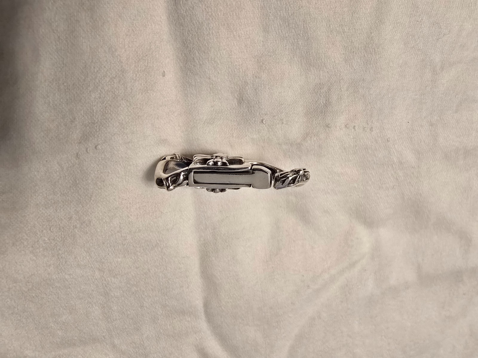 NEW LARGE 34 mm Chrome Hearts Style Cross 925 Sterling Silver Lobster Claw Clasp
