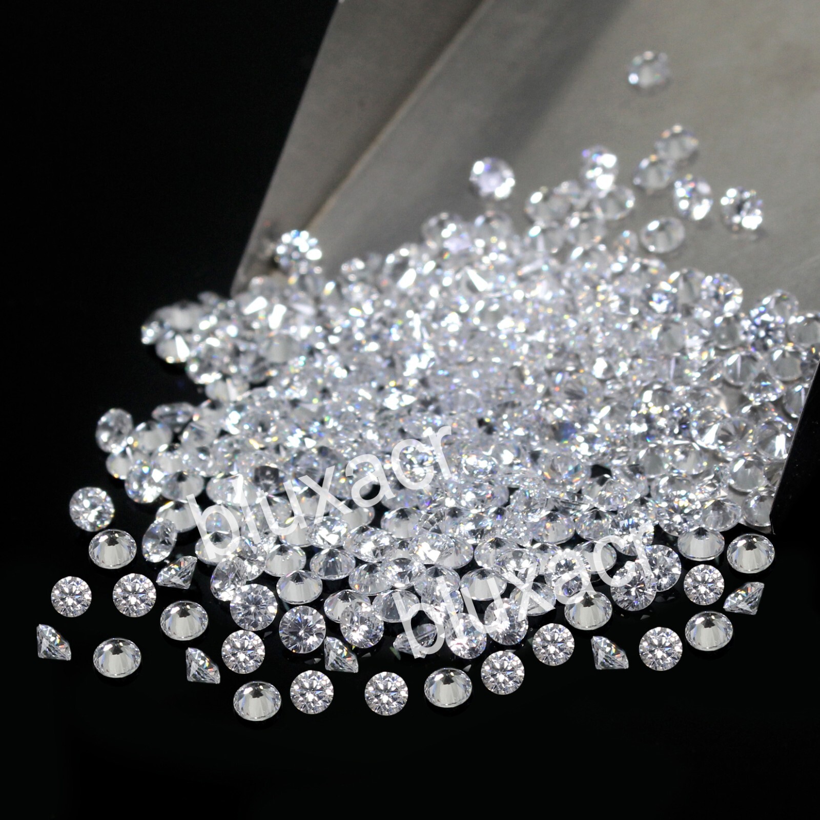 Certified Natural D Color VVS1 Clarity 0.80 MM Round White Diamond 1000 Pcs Lot