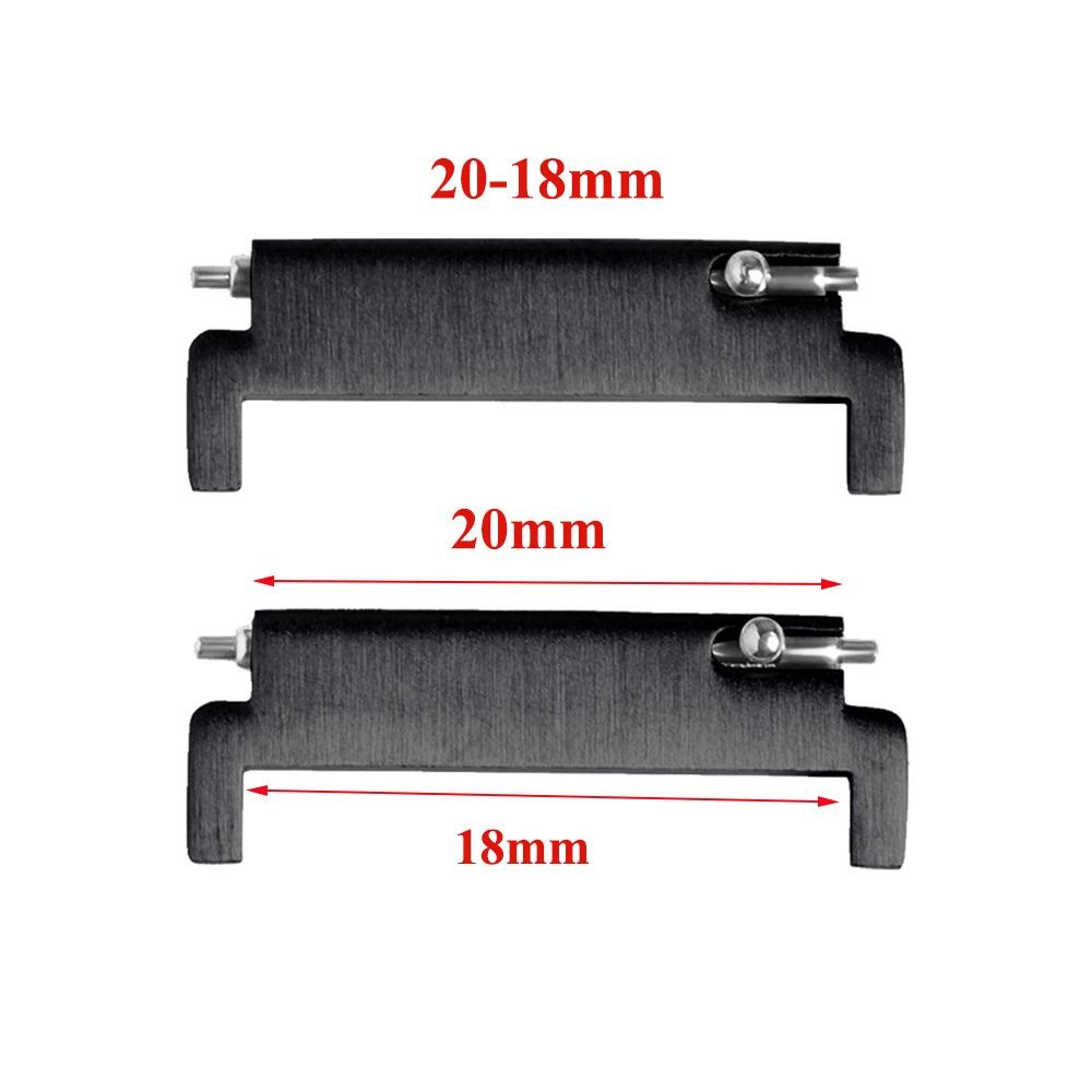 Watch Strap Adapter Pair Quick Release Connectors 18mm to 20mm 22mm 20mm to 22mm