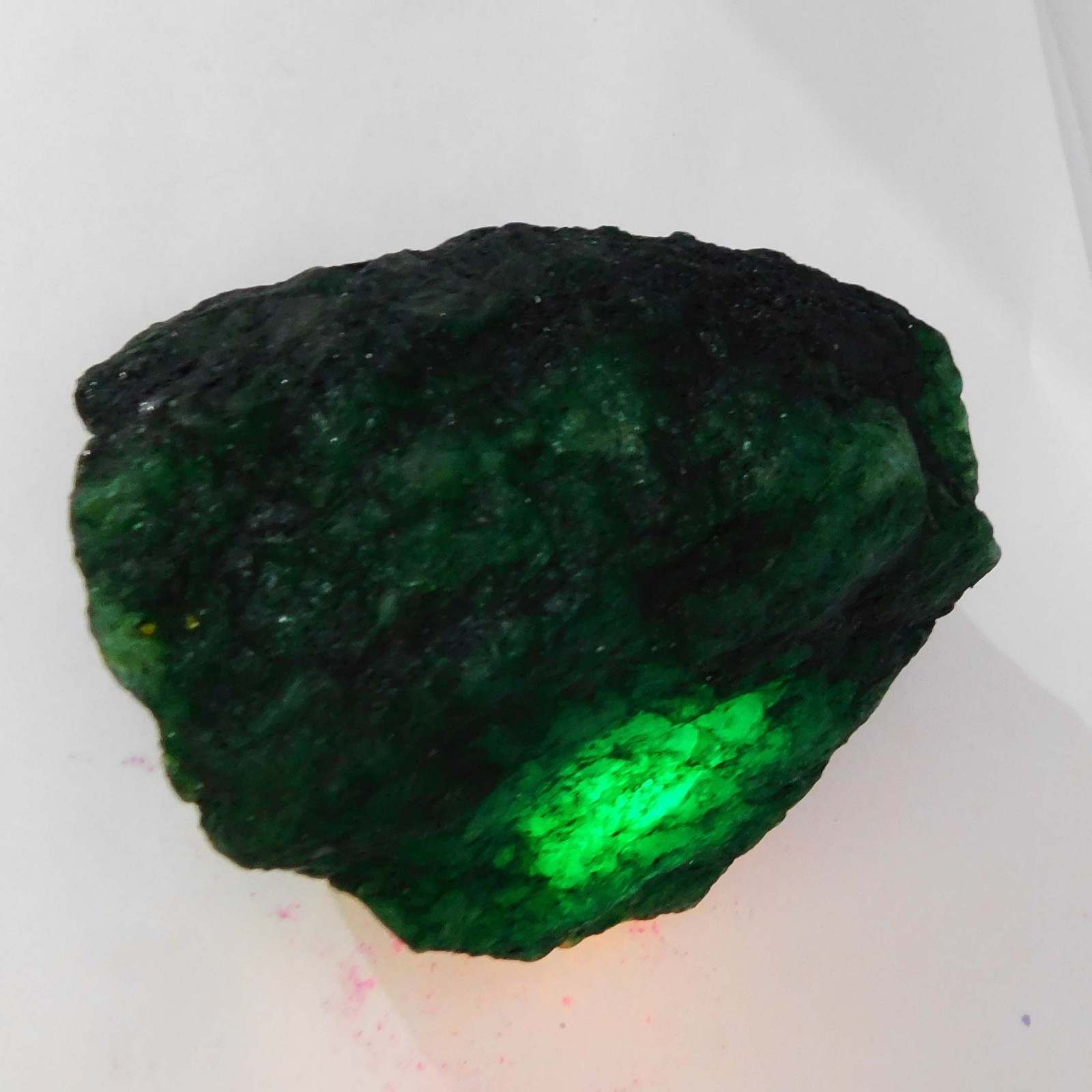 1035 Ct Natural Green Emerald Huge Rough Earth Mined CERTIFIED Loose Gemstone