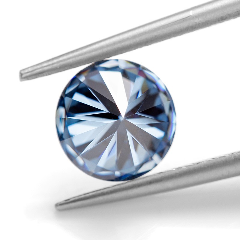 Multicolor 0.5-10ct Round Cut Full Size Loose Moissanite GRA VVS1 Wholesale