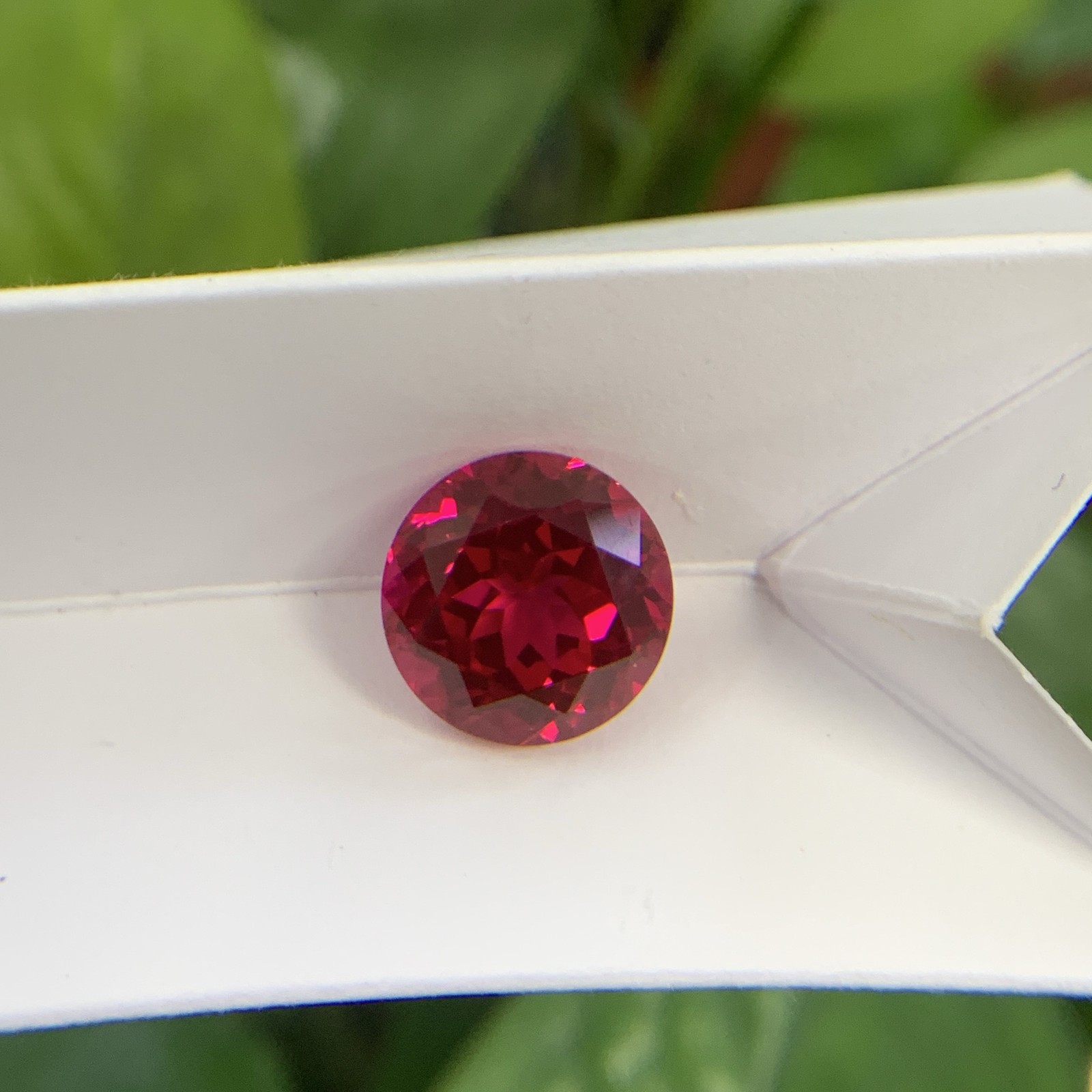 Pigeon Blood Red Lab Grown Ruby Loose Stones AGL Certificate for Jewelry Making