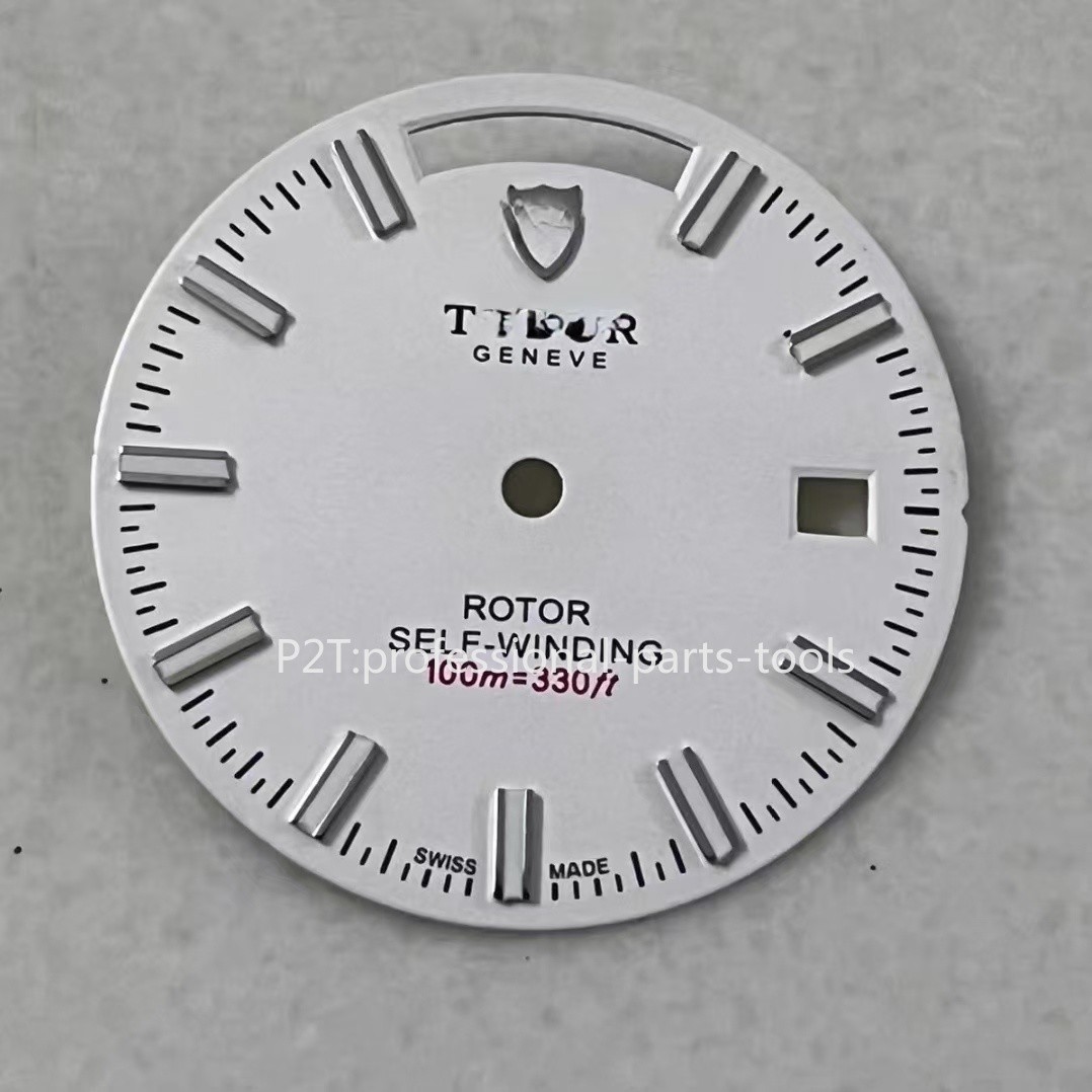 29mm Watch Dial Fits for 2834 Movement Tudor Classic Prince Date-Day Watch Face
