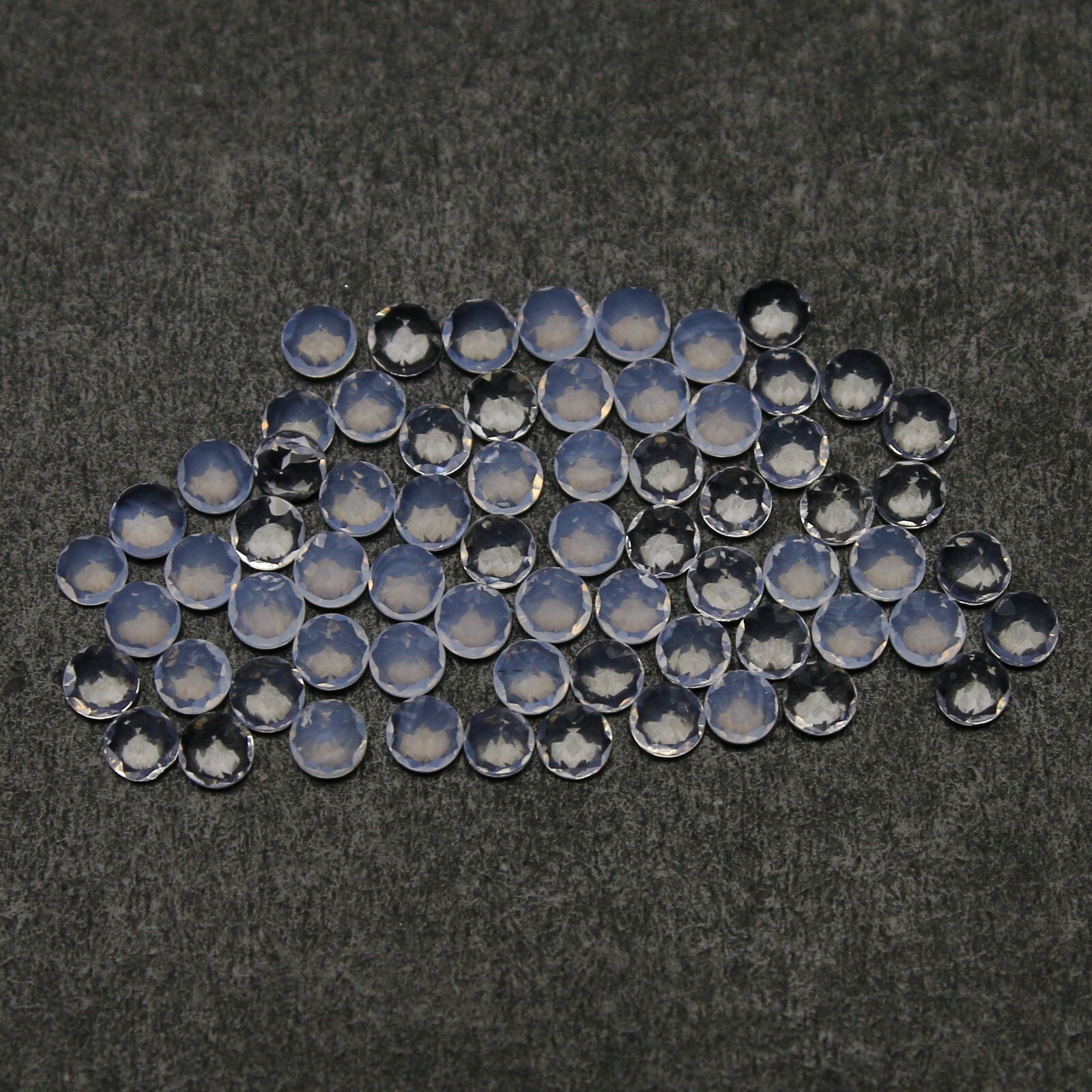 Natural Lavender Quartz 1×1 MM Round Shape Faceted Gemstone