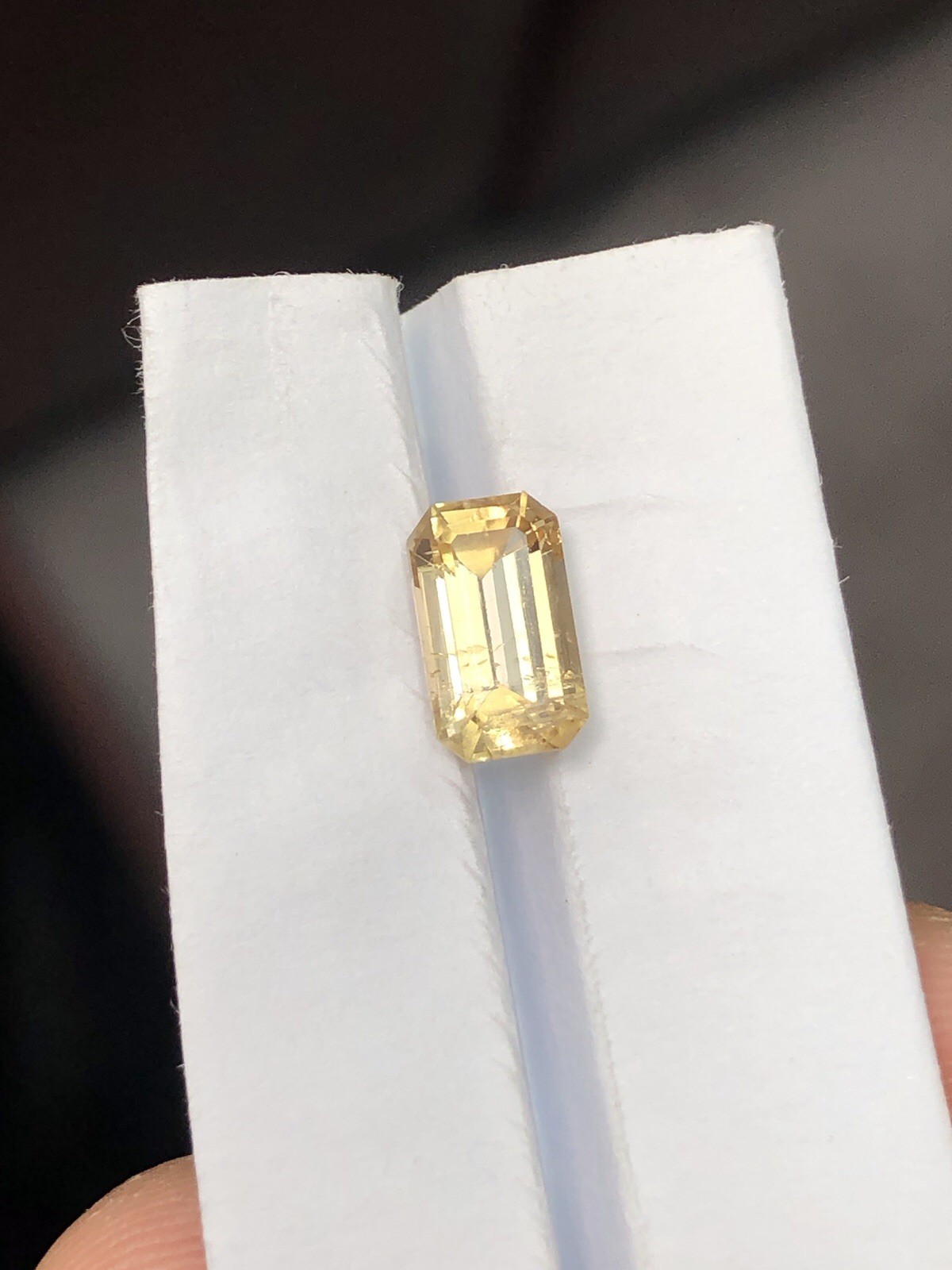 1.4 Ct Yellow Tourmaline | yellow Afghan Tourmaline