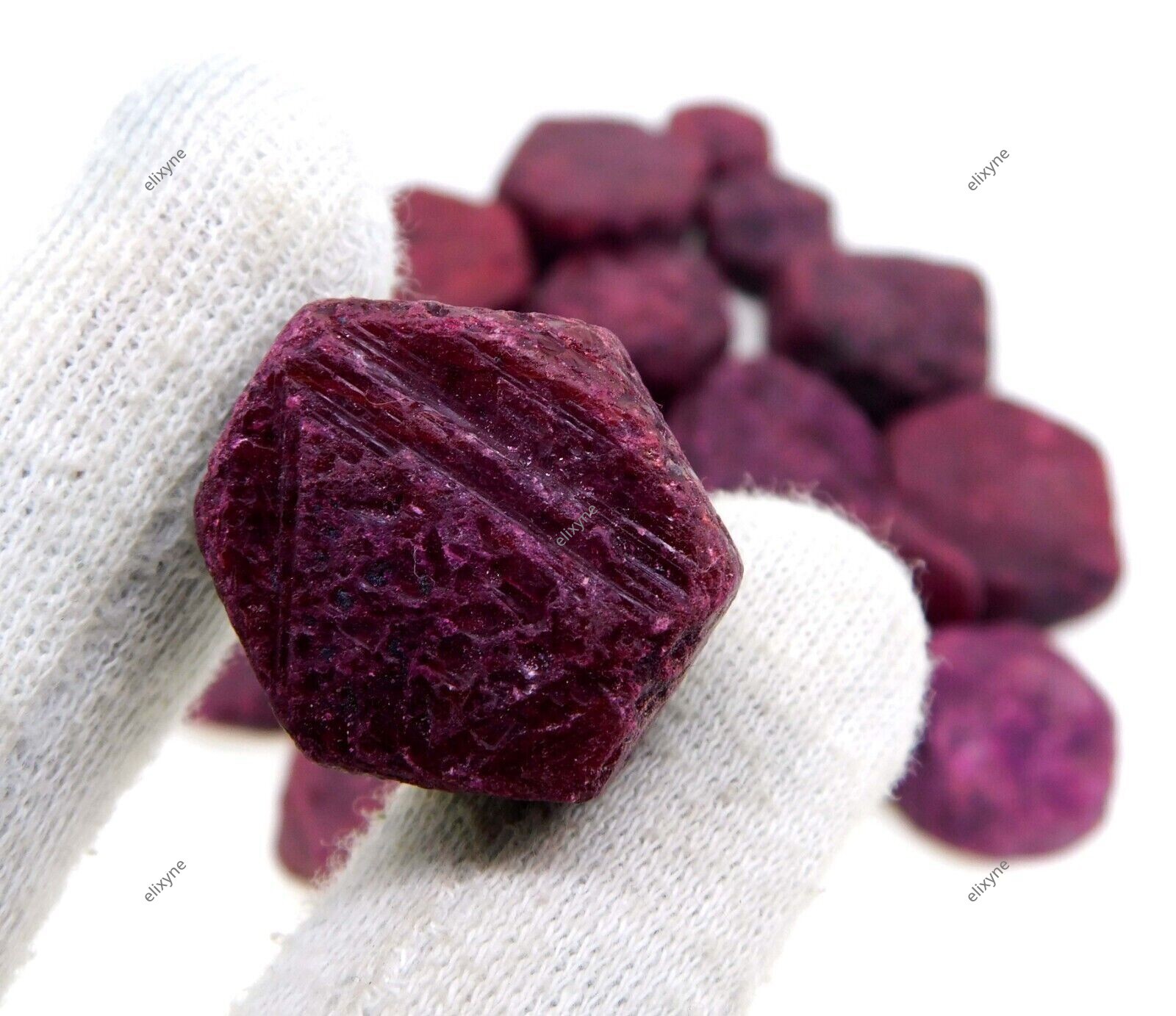 African Natural Red Ruby Rough 600+ Cts Certified Gemstone Lot