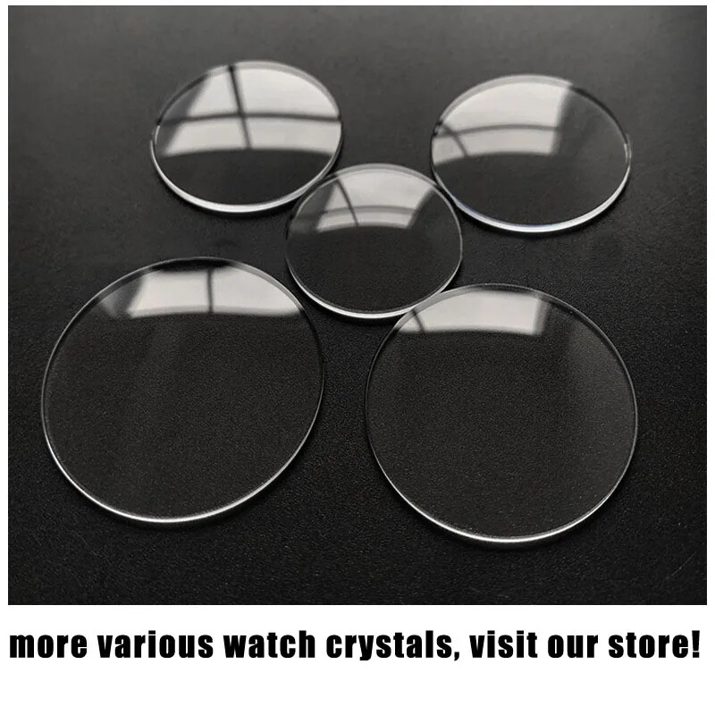 Double Dome Sapphire Lens Watch Glass 1.7 to 2.5mm 3.0mm Watch Crystal 20mm-41mm