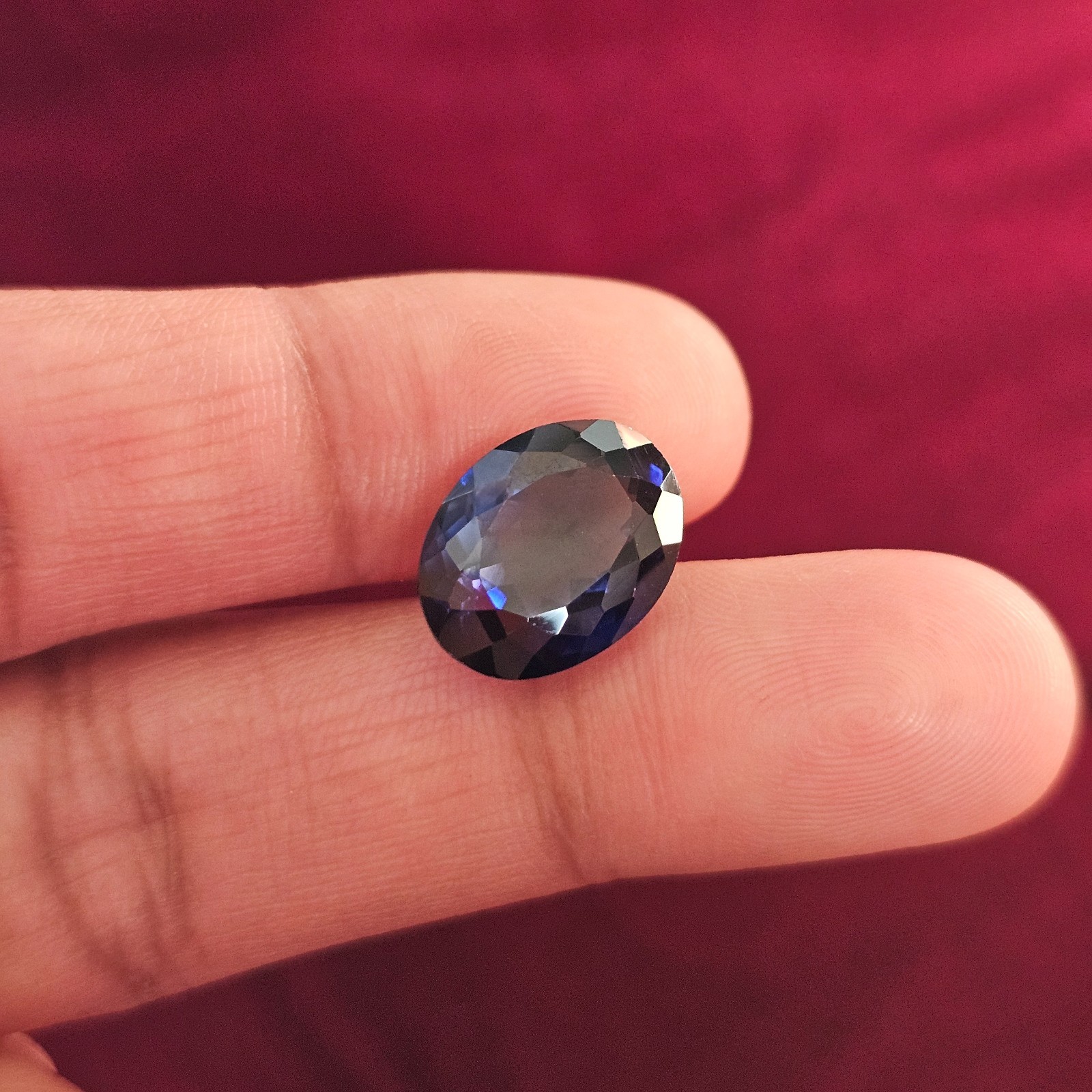2 pcs 10 Ct each Blue Sapphire Oval Cut Loose Gemstone September Gift