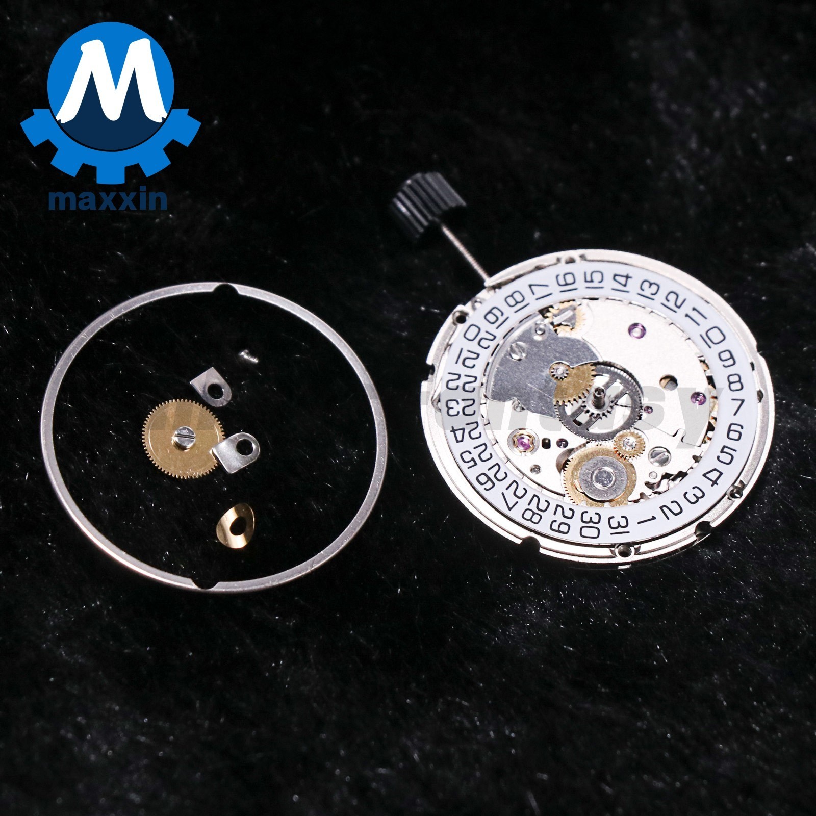 White Watch Movement For Seagull ST2130 2824-2 Automatic 25 Jewels Balance