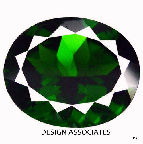 GREEN TOURMALINE OUTSTANDING 5 x 3 MM CLEAN OVAL CUT (110404)