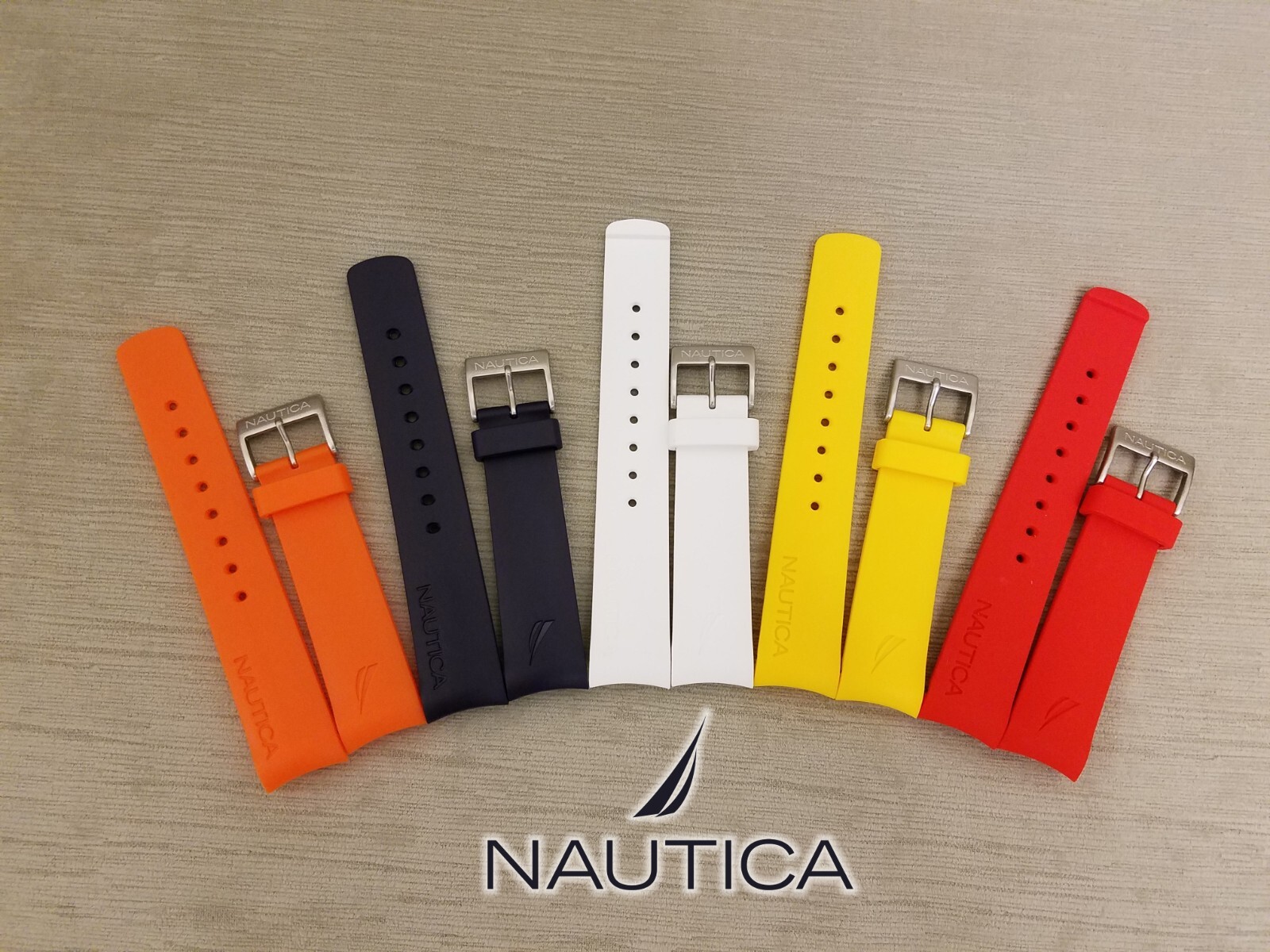ORIGINAL AUTHENTIC NAUTICA WATCH BAND STRAP 22mm ALL COLORS TPA RUBBER