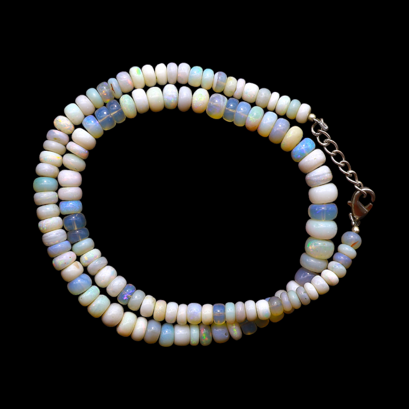 Smooth Fire Opal Beaded Not Applicable Rondelle Mother Boho New Necklace Jewelry
