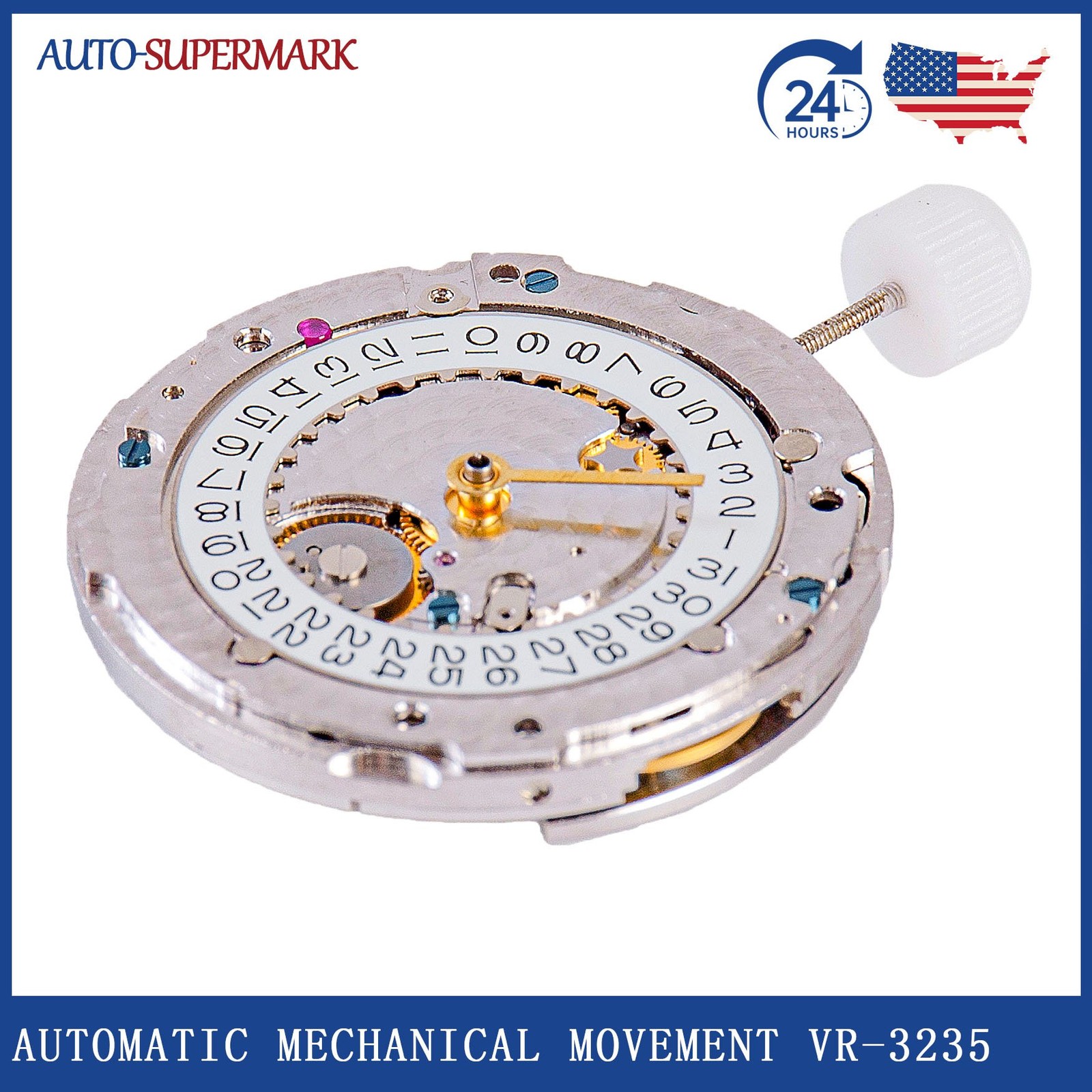 Automatic Mechanical Movement Small date Disc VR-3235 Modified Fit Sub Series