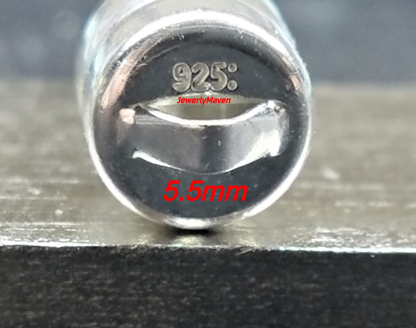 5.5mm 925 Sterling Silver STRONG MAGNETIC CLASP Chain Extender 5mm Spring ring