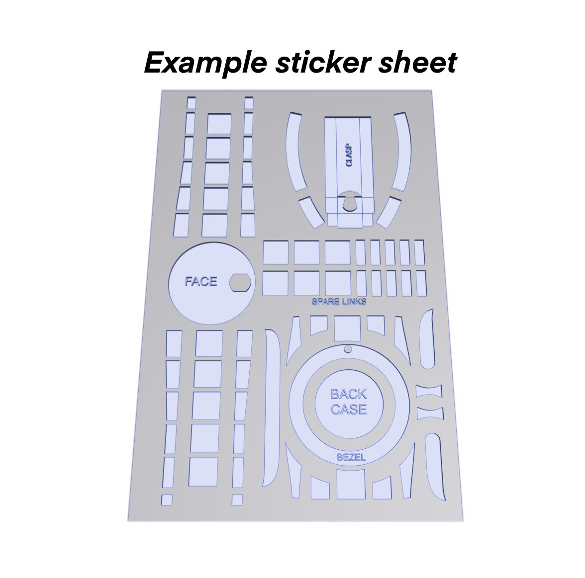 Clear Protective Sticker Kit for Rolex Submariner Steel/Gold 41 Nov2020-now