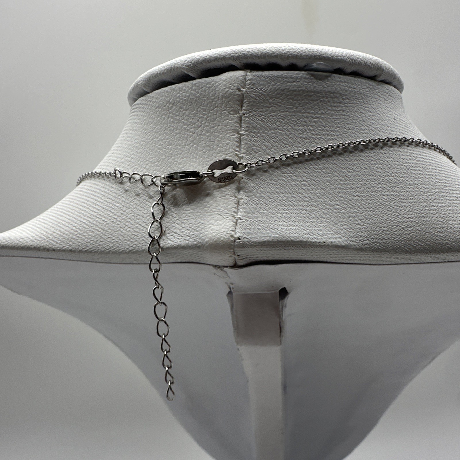 Sterling Silver Dainty Chain Necklace 17 Inches