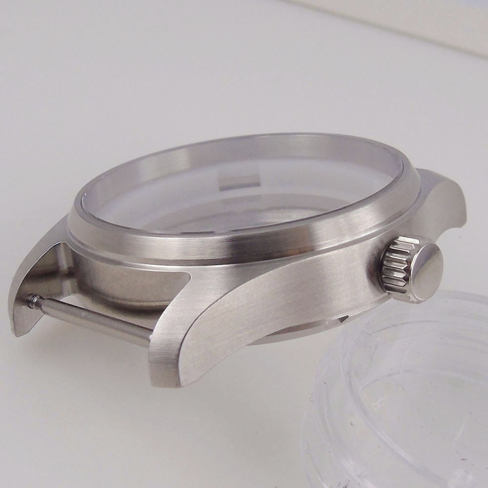 39mm Classic Pilot Sapphire 20ATM Diver Watch Case For Seiko NH35 NH36 ETA2824