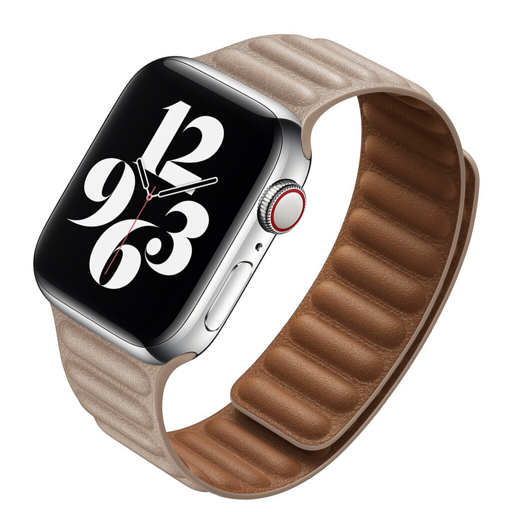 HOT For Apple Watch Leather Link Magnetic Unisex Band 45/49mm Ultra Series 8 7 6