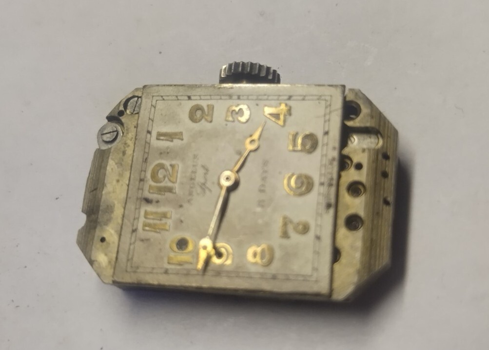Angelus 8 Days Sport wristwatch movement c.30s