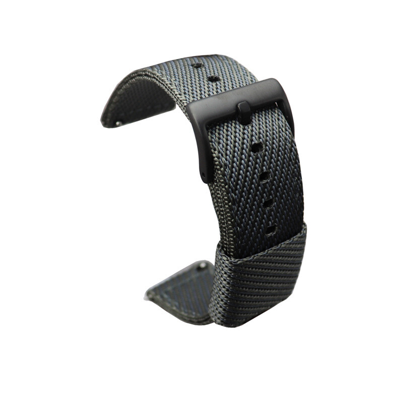 Premium Nylon Canvas Watch Strap Band Military Universal 20/22mm Quick-Release
