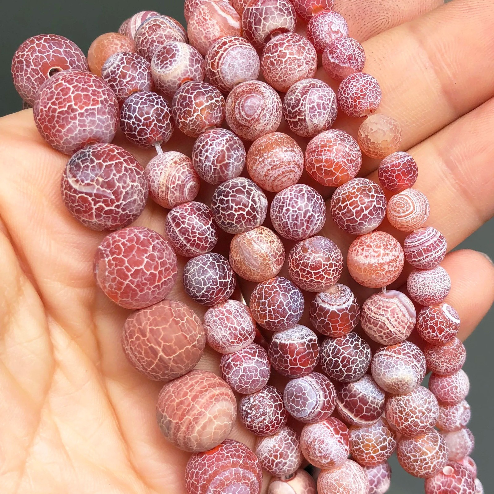Series I lot natural gemstone spacer loose beads 4mm 6mm 8mm 10mm 12mm stone DIY