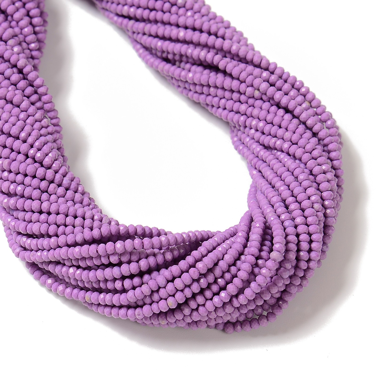 Natural Phosphosiderite Faceted Rondelle Beads Size 1.5x2mm 15.5” Strand