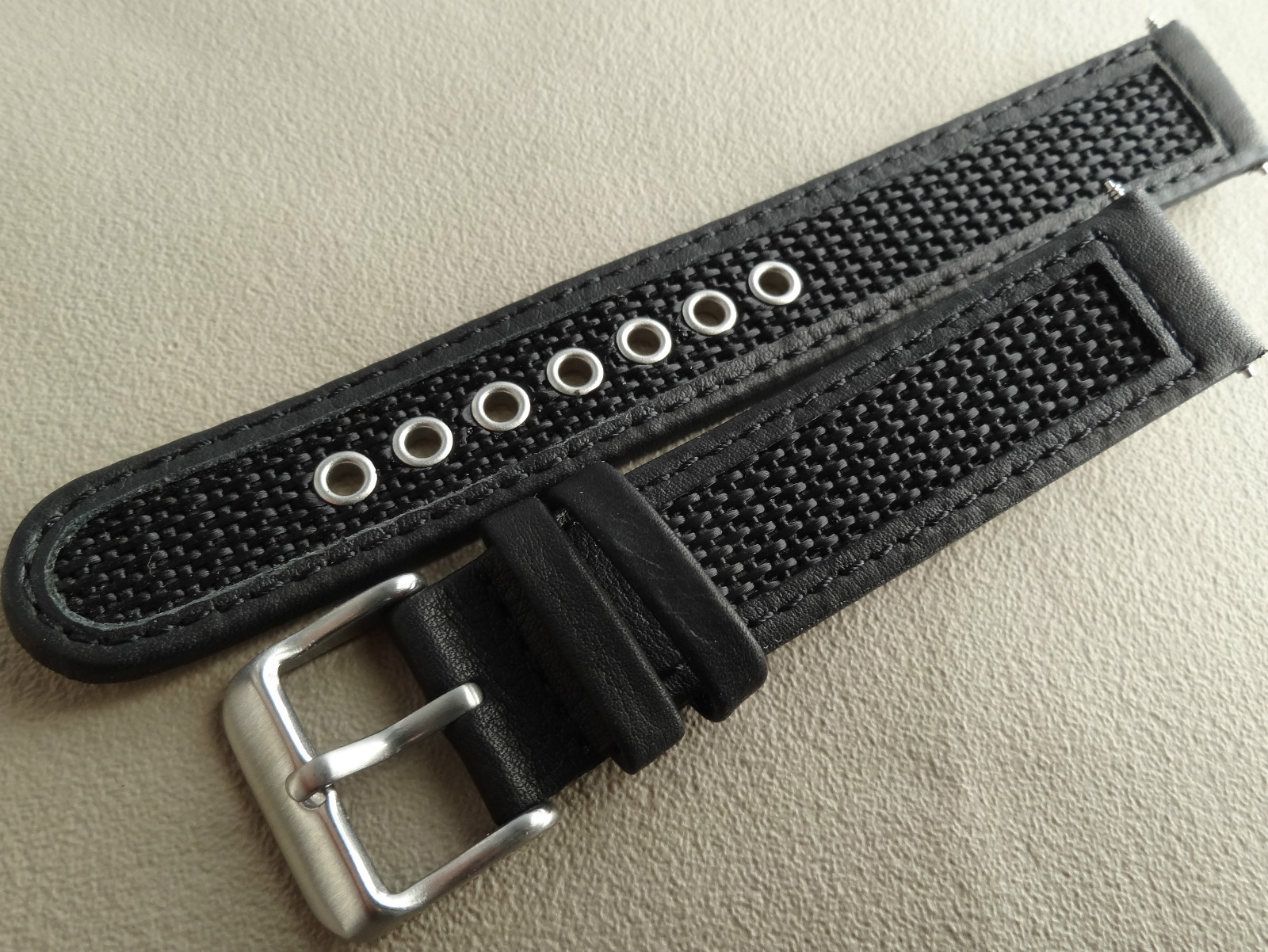 New Universal 18mm Regular Mens Black Speidel Express Sport Watch Band Strap