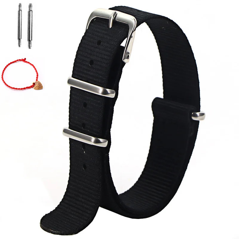 Nylon Watch Band 16mm 18mm 20mm 22mm Sport Strap US