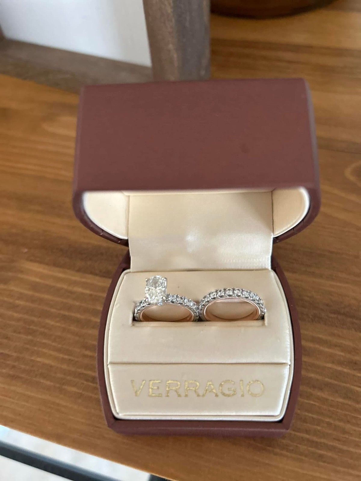 Verragio GIA certified 1.40ct Natural Oval Diamond Bridal Set- 3.65 CTW – H VS2