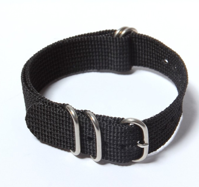 Nylon NATO Watch Strap Band – 16mm 18mm 20mm 22mm -Black Green White Brown