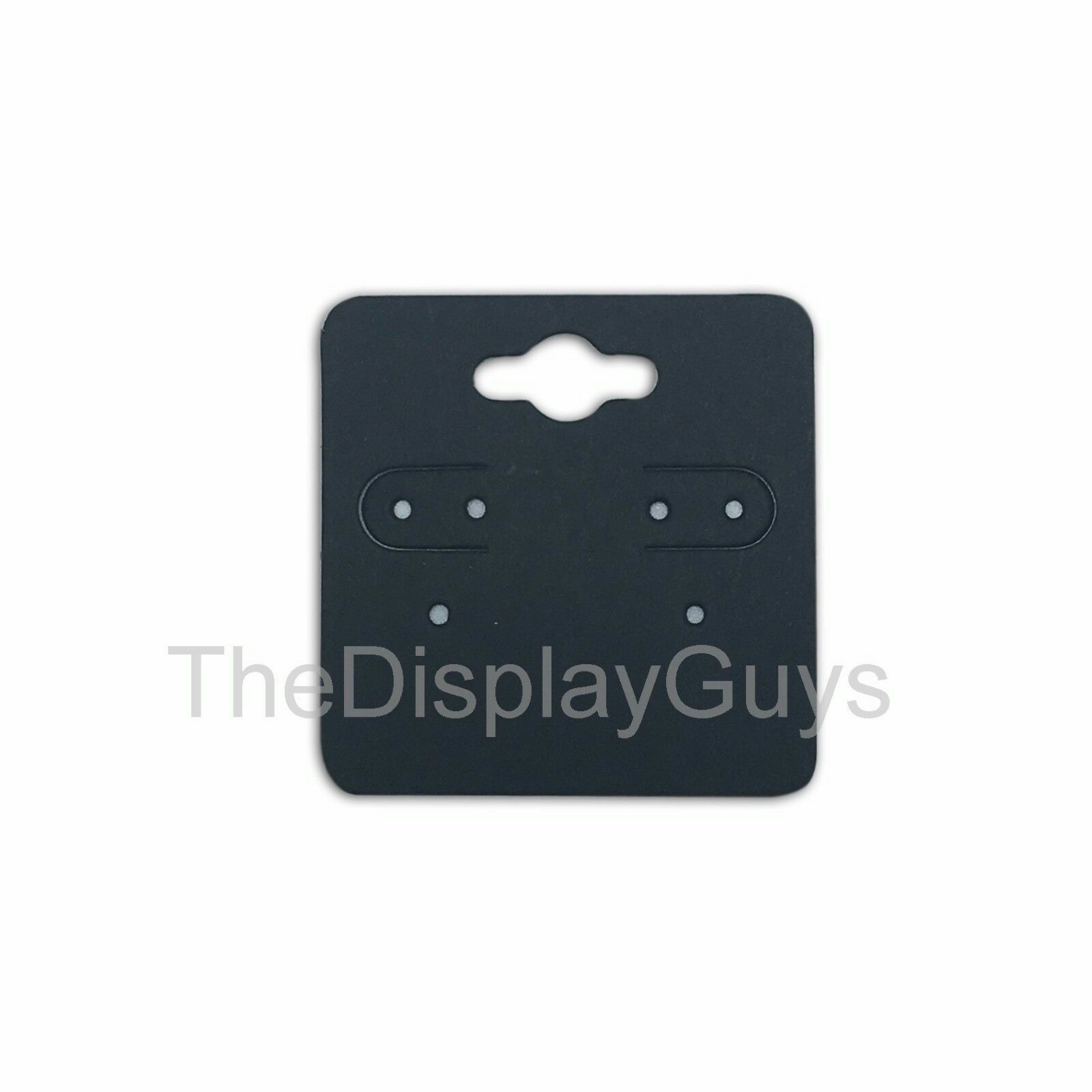 100/200/500pcs Black Kraft White Earrings Necklace Display Hanging Cards+ Holder