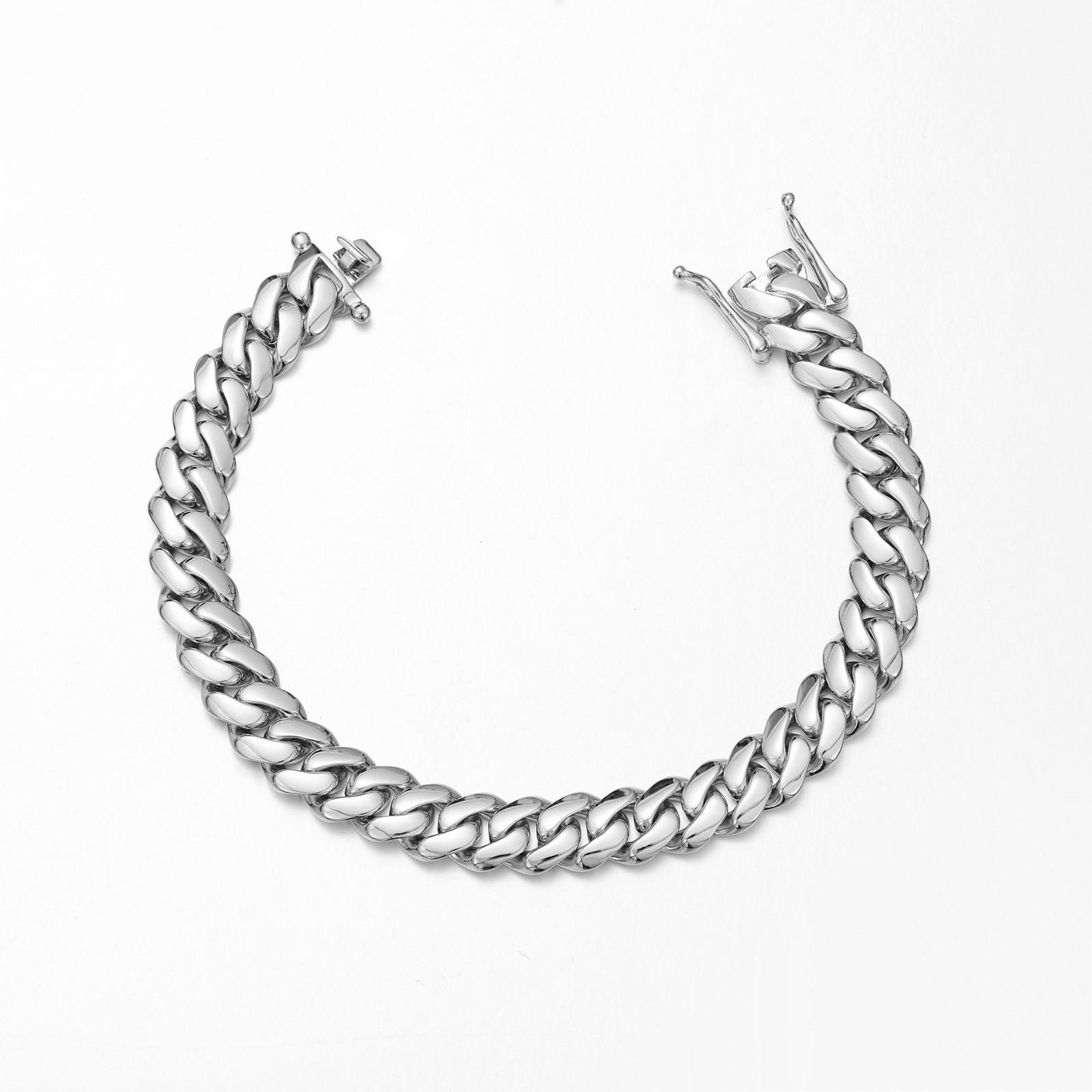 Stainless Steel Miami Hip Hop Cuban Chain Necklace Bracelet 10-22MM