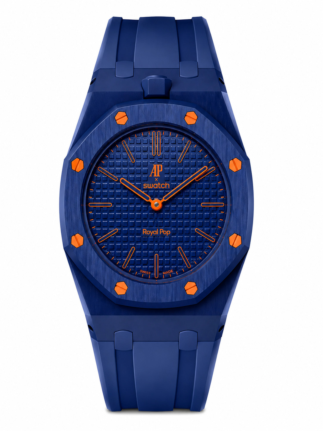 Luxury Mod Kit For AP x Swatch Royal Pop Bioceramic Rubber Strap Case