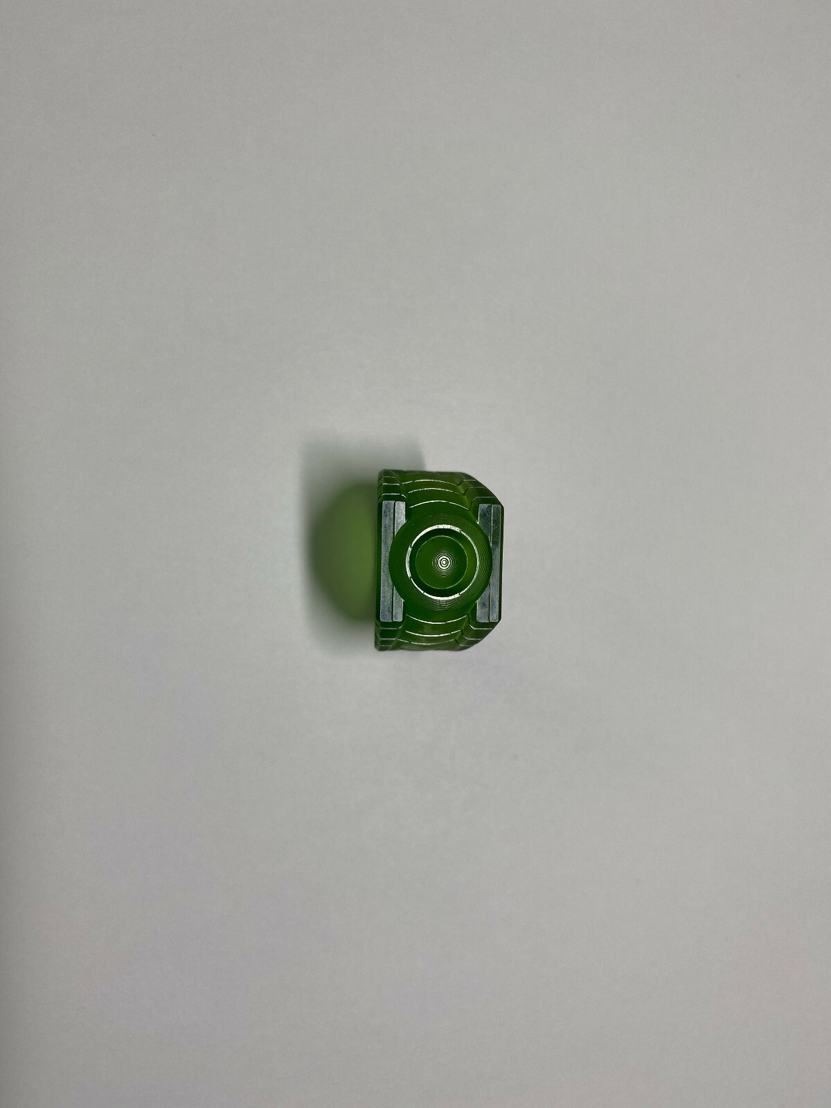 Green Lantern Movie Ring, Plant-based Translucent Green Resin, made in USA