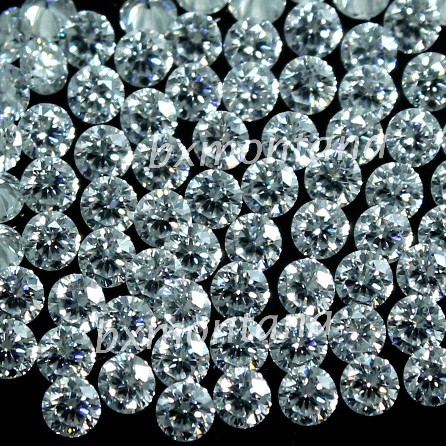 1000 Pcs Lot Natural 4.00 Ct Certified DE Color VVS1 White 0.80 MM Round Diamond