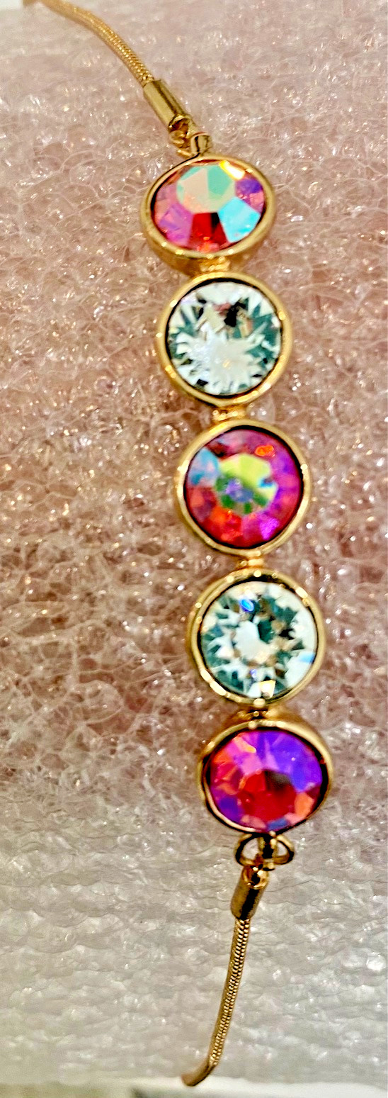 ** BUY 1 GET 1 FREE ** Genuine Swarovski Adjustable Bracelet-BRAND NEW!!